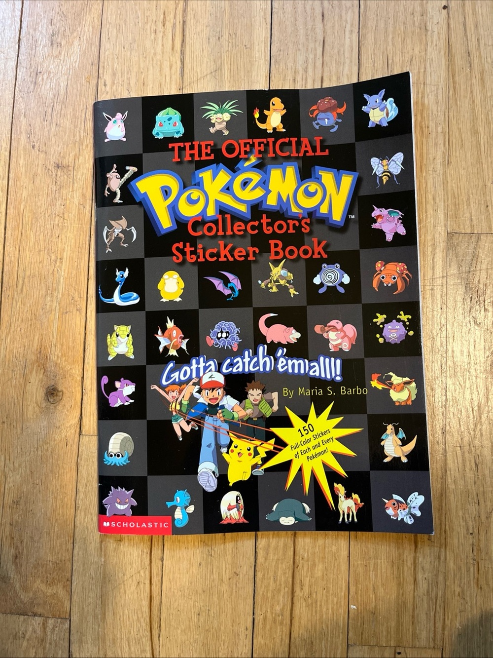 vintage 1999 New Unused The official pokemon collectors sticker book 8x11”